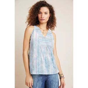 NWT! Amadi Anthropologie Caroline Tie-Dye Blouse Size Small